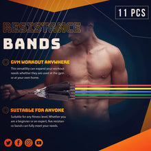 Load image into Gallery viewer, 11PCS Resistance Bands