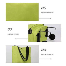 Load image into Gallery viewer, 2 In 1 Foldable Shopping Cart