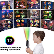 Load image into Gallery viewer, Flashlight Music Projector Light