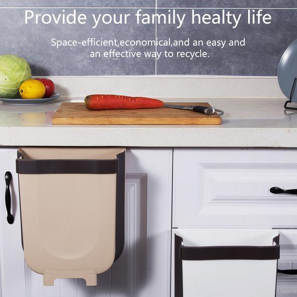 Household Car Creative Wall-mounted Folding Trash Can