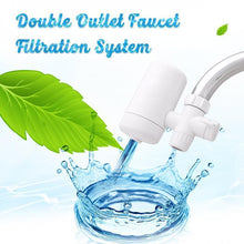 Load image into Gallery viewer, Double Outlet Faucet Filtration System
