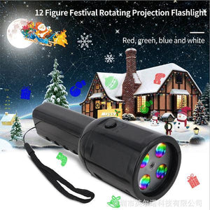 Flashlight Music Projector Light