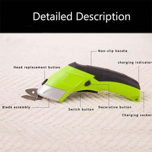 Load image into Gallery viewer, Cloth Leather Tailor Electric Scissors
