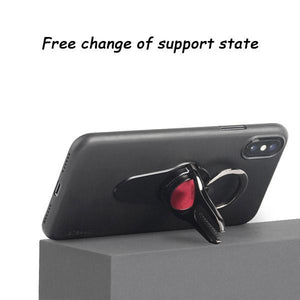 2-in-1 Mobile Phone Ring Holder Car Bracket