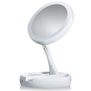 Foldable Double-sided Vanity Mirror